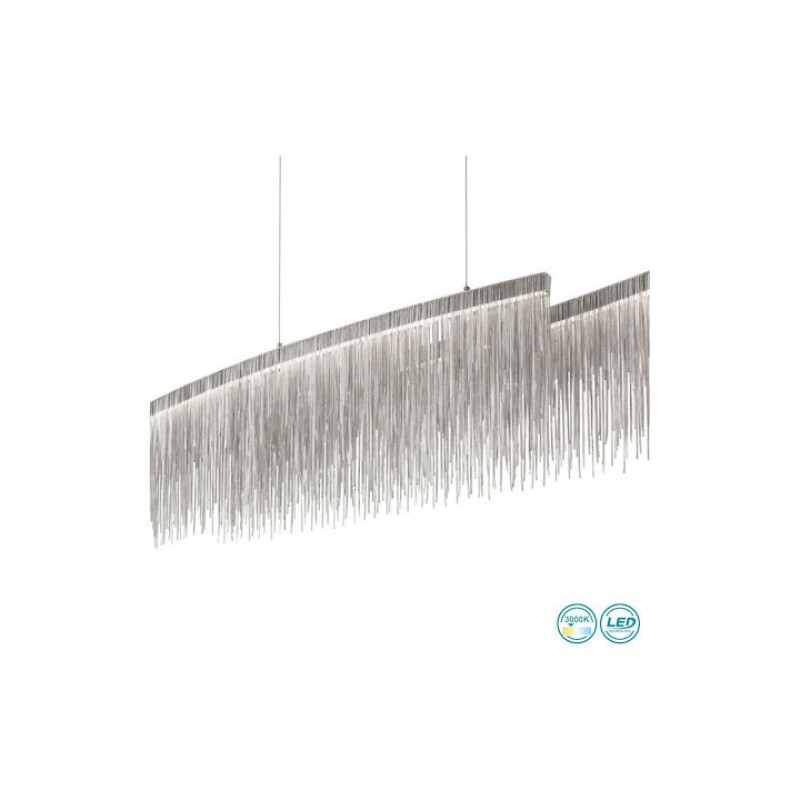 IDEAL LUX ΦΩΤΙΣΤΙΚΟ ΟΡΟΦΗΣ LED ΜΕΤΑΛΛΙΚΟ ΧΡΩΜΙΟ VERSUS SP216 137056