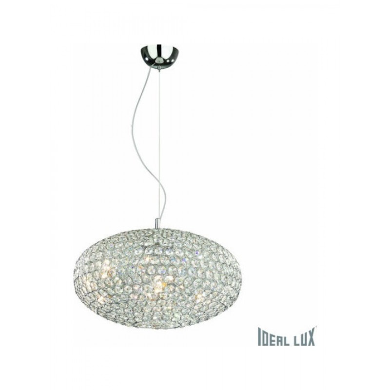 IDEAL LUX 6ΦΩΤΟ ΦΩΤΙΣΤΙΚΟ ΟΡΟΦΗΣ ΜΕ ΚΡΥΣΤΑΛΛΑ Ø40 ORION SP6 059181