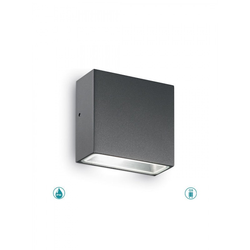 IDEAL LUX ΑΠΛΙΚΑ ΕΞΩΤΕΡΙΚΟΥ ΧΩΡΟΥ ΑΝΘΡΑΚΙ TETRIS-1 AP1 113753