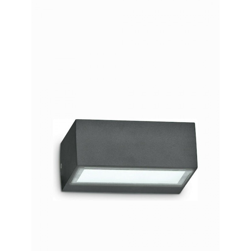 IDEAL LUX ΑΠΛΙΚΑ ΕΞΩΤΕΡΙΚΟΥ ΧΩΡΟΥ ΑΝΘΡΑΚΙ TWIN AP1 BIG 115368
