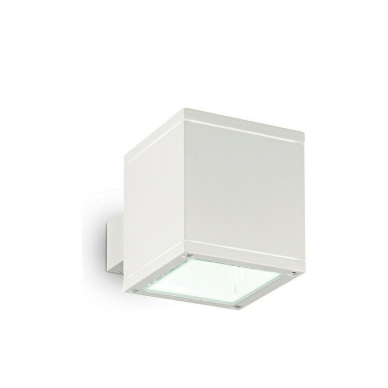 IDEAL LUX ΑΠΛΙΚΑ ΕΞΩΤΕΡΙΚΟΥ ΧΩΡΟΥ ΛΕΥΚΗ SNIF SQUARE AP1 144276