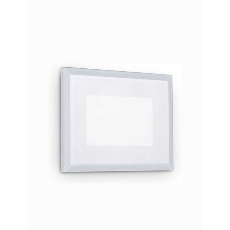 Ideal Lux Χωνευτή Απλίκα Led Εξωτερικού Χώρου Λευκή Indio Recessed 05w 255781