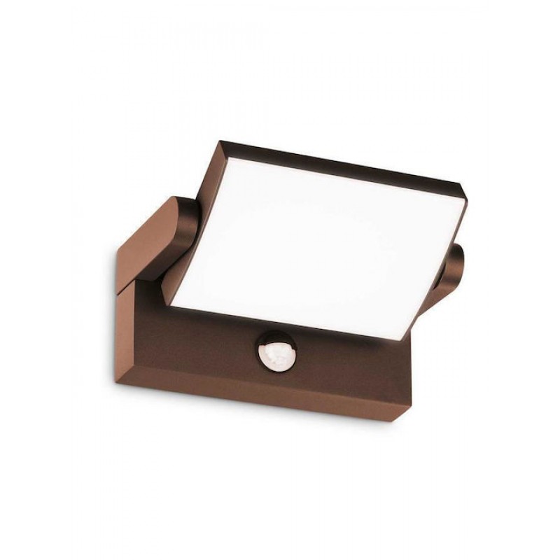 Φωτιστικό Τοίχου - Προβολέας Swipe Sensor 307176 21,2x10x16,5cm LED 21W 3000K 2300Lm Coffee Ideal Lux