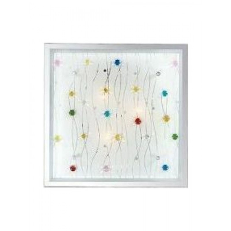 IDEAL LUX 3ΦΩΤΗ ΠΛΑΦΟΝΙΕΡΑ ΛΕΥΚΗ/ΠΟΛΥΧΡΩΜΗ 42X42 OCEAN PL3 091013