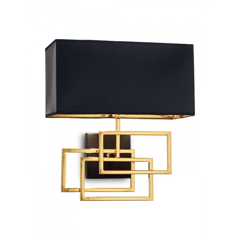 IDEAL LUX ΑΠΛΙΚΑ ΜΑΥΡΗ/ΜΠΡΟΝΖΕ LUXURY AP1 201092