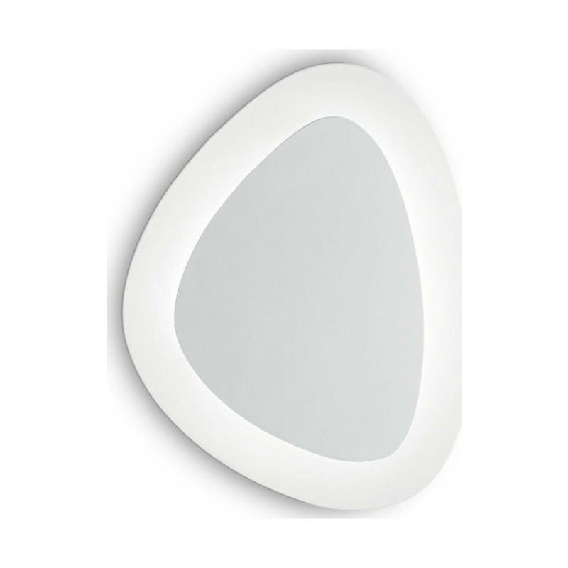 IDEAL LUX ΦΩΤΙΣΤΙΚΟ ΤΟΙΧΟΥ LED ΜΕΤΑΛΛΙΚΟ ΛΕΥΚΟ GINGLE AP90 SMALL 196190