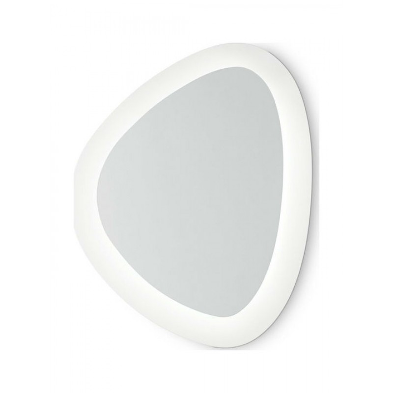 IDEAL LUX ΦΩΤΙΣΤΙΚΟ ΤΟΙΧΟΥ LED ΜΕΤΑΛΛΙΚΟ ΛΕΥΚΟ GINGLE AP170 BIG 196220