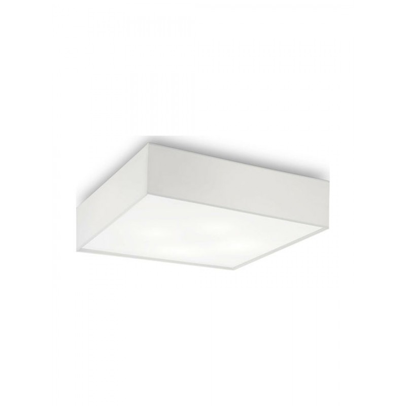 IDEAL LUX 4ΦΩΤΗ ΠΛΑΦΟΝΙΕΡΑ ΜΕΤΑΛΛΙΚΗ ΛΕΥΚΗ 60X60 RITZ PL4 152912