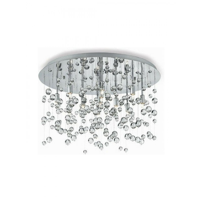 IDEAL LUX 8ΦΩΤΟ ΦΩΤΙΣΤΙΚΟ ΟΡΟΦΗΣ ΜΕΤΑΛΛΙΚΟ ΧΡΩΜΙΟ Ø40,5 NEVE PL8 022222