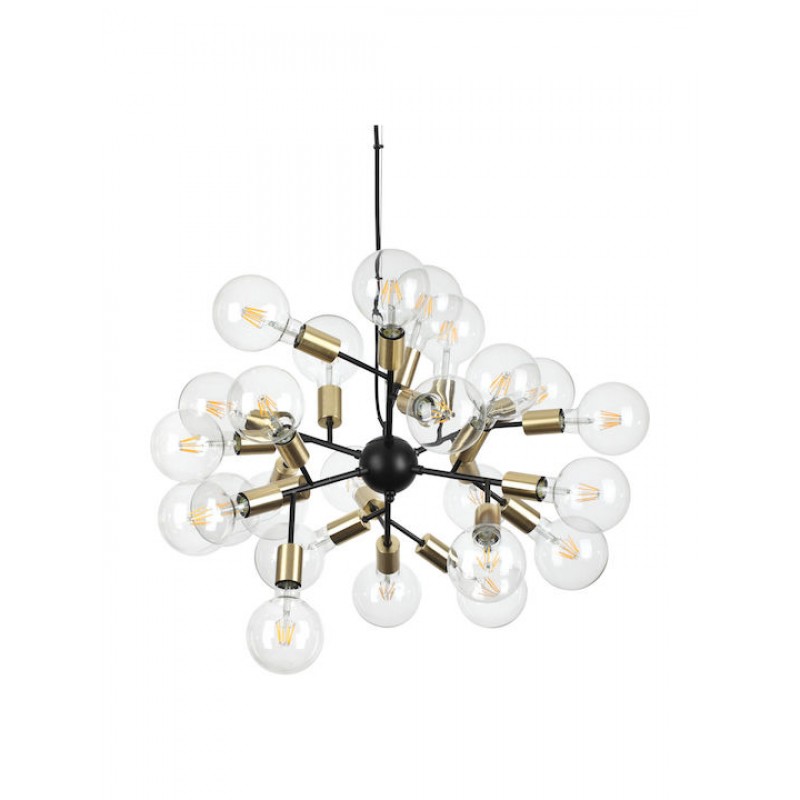 IDEAL LUX 24ΦΩΤΟ ΦΩΤΙΣΤΙΚΟ ΟΡΟΦΗΣ ΜΕΤΑΛΛΙΚΟ ΜΑΥΡΟ SPARK SP24 238241