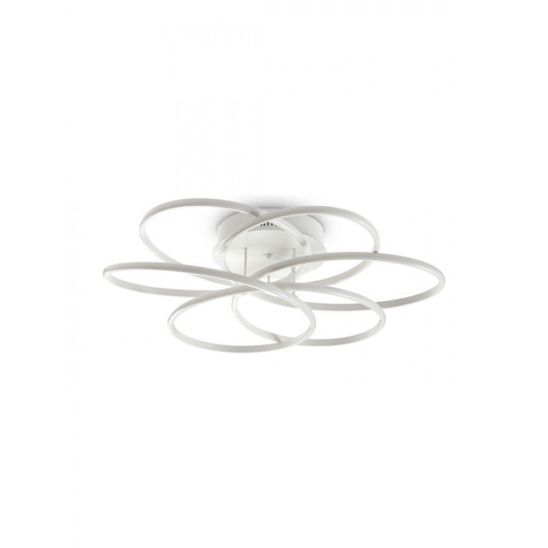 IDEAL LUX ΦΩΤΙΣΤΙΚΟ ΟΡΟΦΗΣ LED ΜΕΤΑΛΛΙΚΟ ΛΕΥΚΟ Ø76 4000K KAROL PL 227832