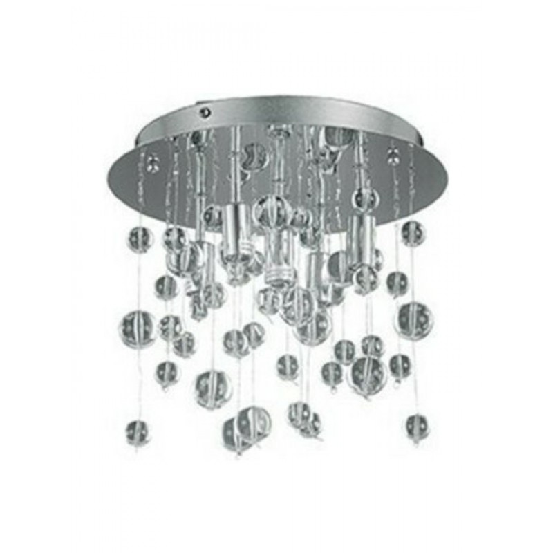 IDEAL LUX 5ΦΩΤΟ ΦΩΤΙΣΤΙΚΟ ΟΡΟΦΗΣ ΜΕΤΑΛΛΙΚΟ ΧΡΩΜΙΟ Ø27 NEVE PL5 094687