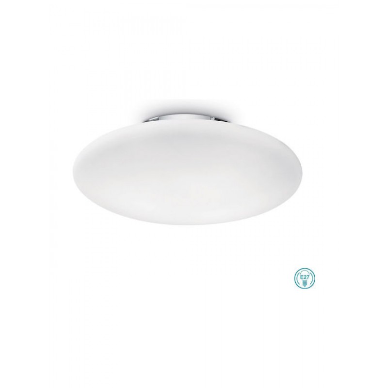 IDEAL LUX 3ΦΩΤΗ ΠΛΑΦΟΝΙΕΡΑ ΛΕΥΚΗ Ø50 SMARTIES BIANCO PL3 032030