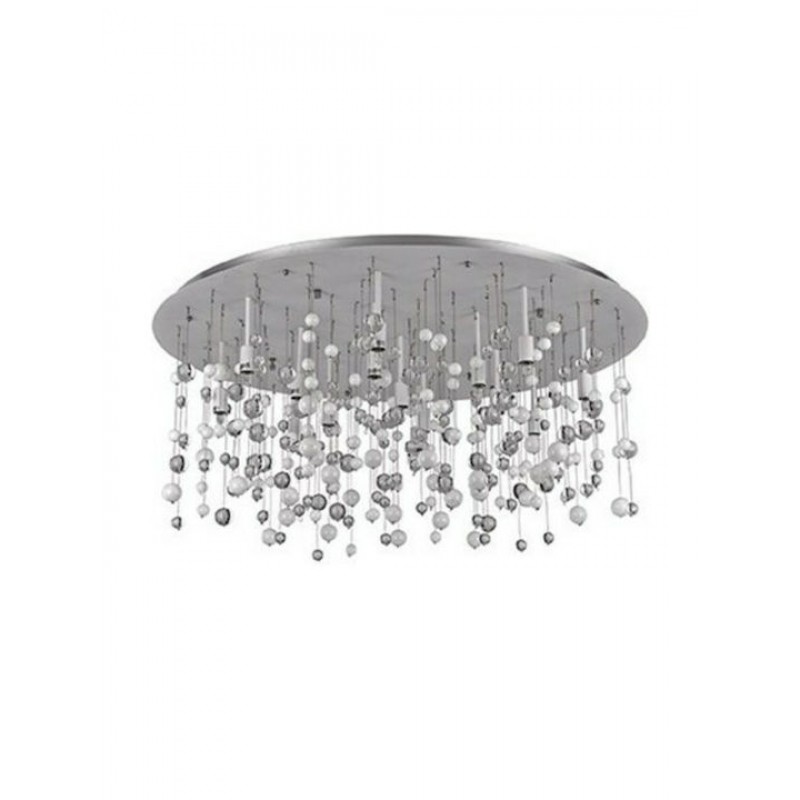 IDEAL LUX 15ΦΩΤΟ ΦΩΤΙΣΤΙΚΟ ΟΡΟΦΗΣ ΜΕΤΑΛΛΙΚΟ ΛΕΥΚΟ Ø80 NEVE PL15 101194