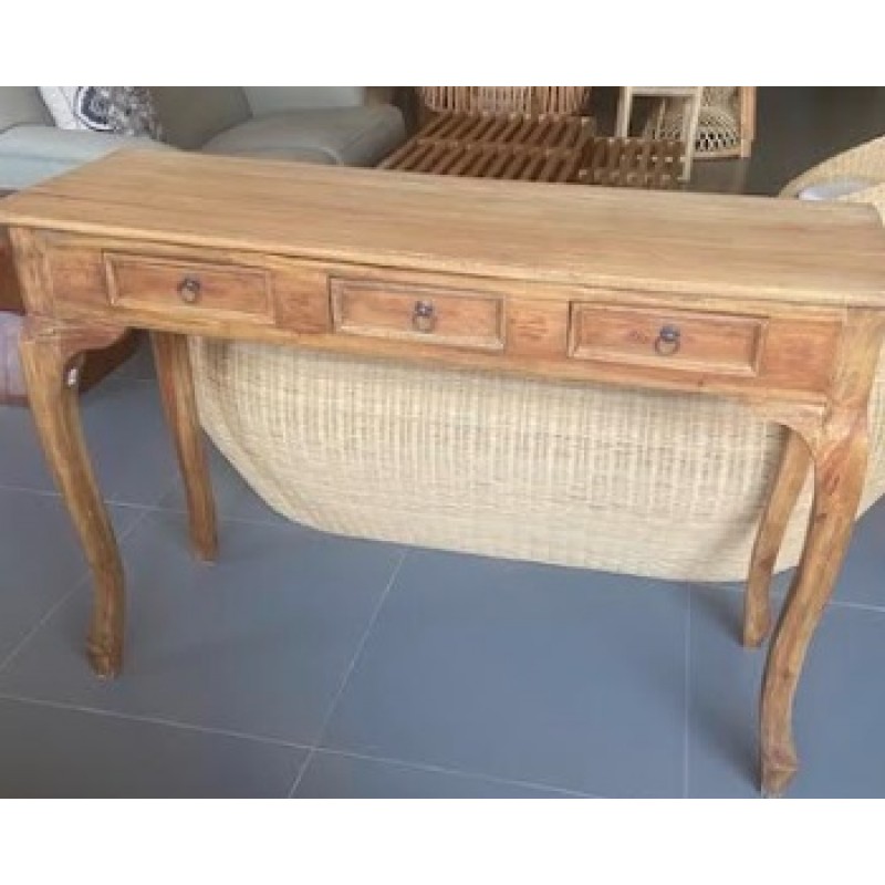 JK 120655 ΚΟΝΣΟΛΑ ΜΑΟΝΙ ANTIQUE NATURAL. ΔΙΑΣΤΑΣΗ ΠΡΟΙΟΝΤΟΣ 1.20X0.40X0.83  