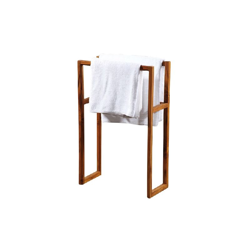 Κρεμάστρα χειροποίητη από μασίφ ξυλο teak, σε φυσικό χρώμα. Διασταση: 0,50Χ0,86Χ0,25-JK 121511