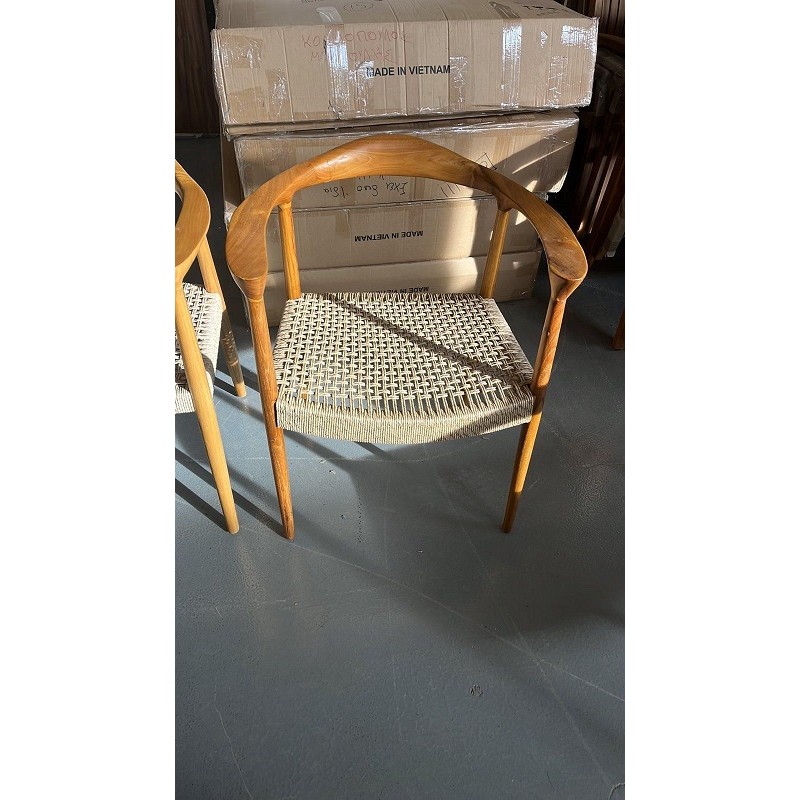 JK 123911 Καρέκλα ξύλινη teak  -0,64Χ0,46Χ0,78Χ0,45(υψος καθισματος)