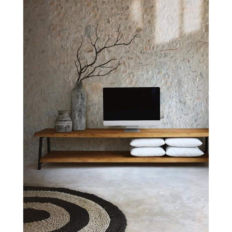 Έπιπλο TV από ξύλο Teak Lyon-124957  