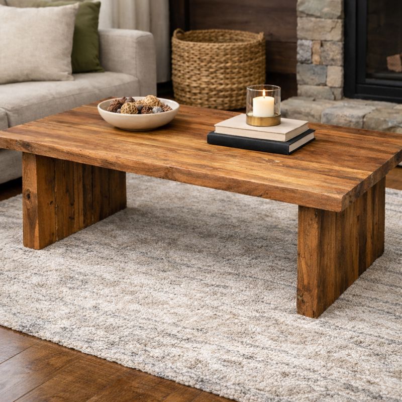 Τραπέζι σαλονιού Mocca από ξύλο TEAK – 130193