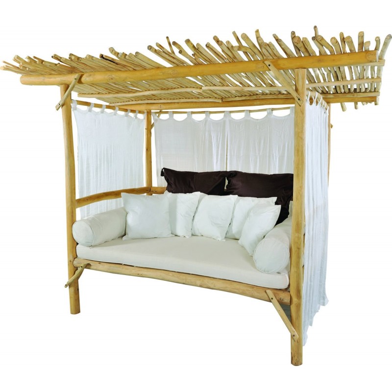 Daybed Passion με ουρανό Κιόσκι -  JK 133123 ( 1,40 x 2,00 x 250 υψος )