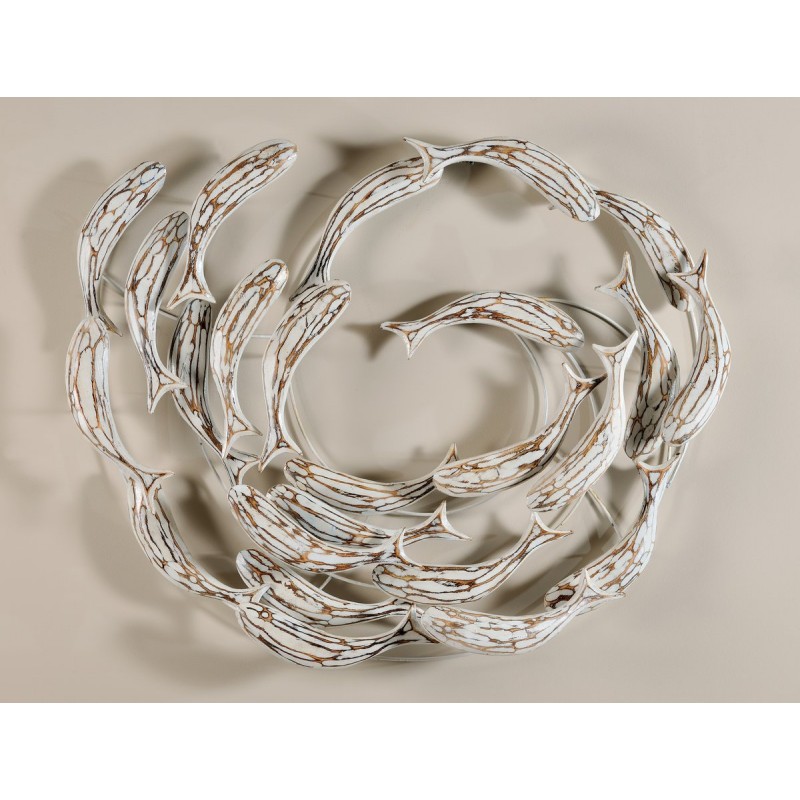 Διακοσμητικό τοίχου ψάρια – 303040   Διάσταση προϊόντος: Φ90     