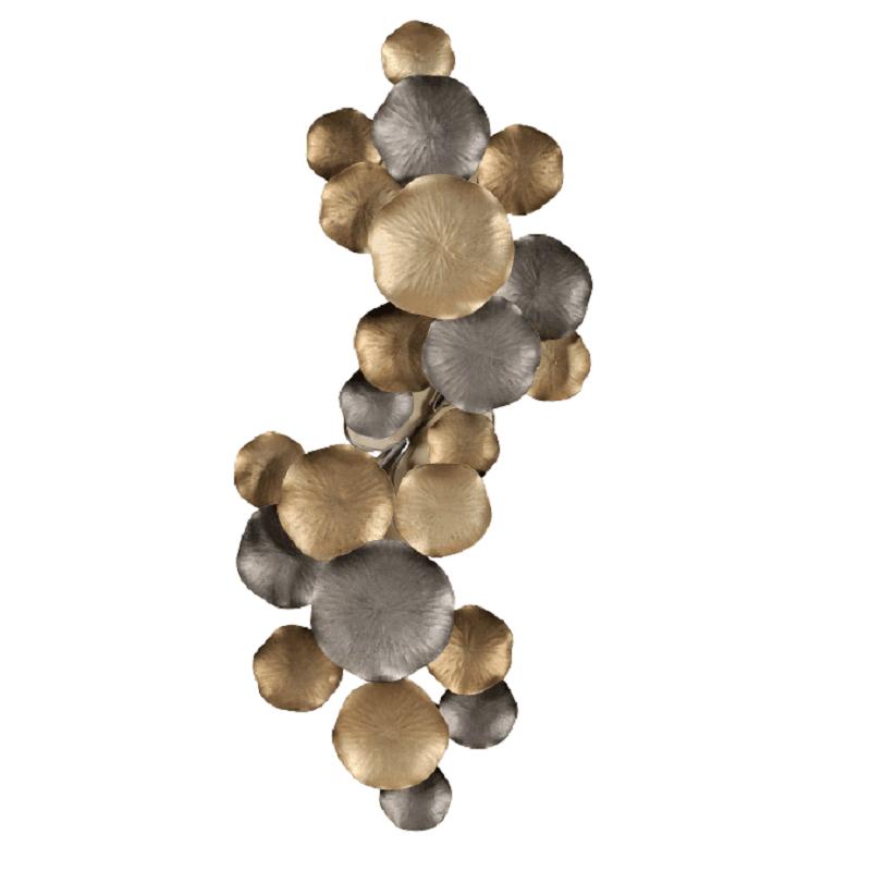 METAΛΛΙΚΟ ΔΙΑΚΟΣΜΗΤΙΚΟ ΤΟΙΧΟΥ ΣΕ ΧΡΩΜΑ ΜΠΡΟΝΖΕ 90 x 40 ΕΚ. - JK 303081