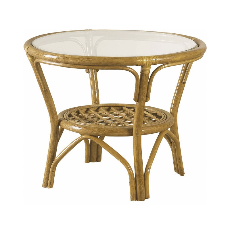 Τραπέζι HRA από φυσικό καλάμι -3086BC97   Διάσταση προϊόντος : Φ90Χ75H  