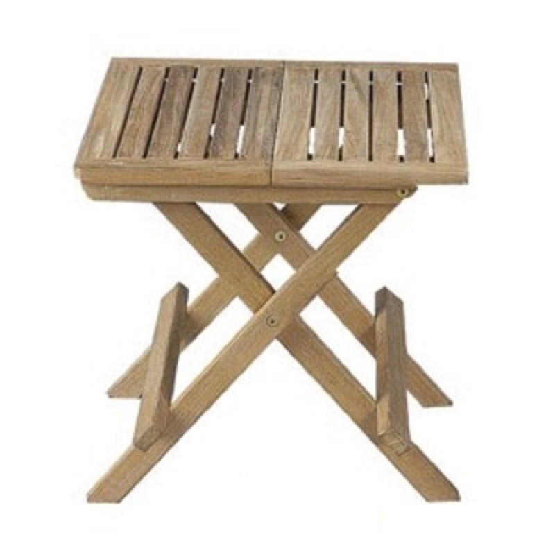Τραπέζι Εξωτερικού Χώρου Από Ξύλο Teak 40 x 40 x 45 -  JK 800133