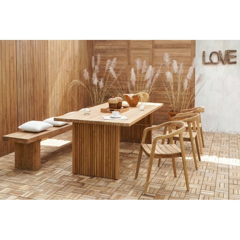 Τραπέζι από ξύλο Teak Bologne– 802159 Διάσταση προϊόντος: 220X100Χ75Η  