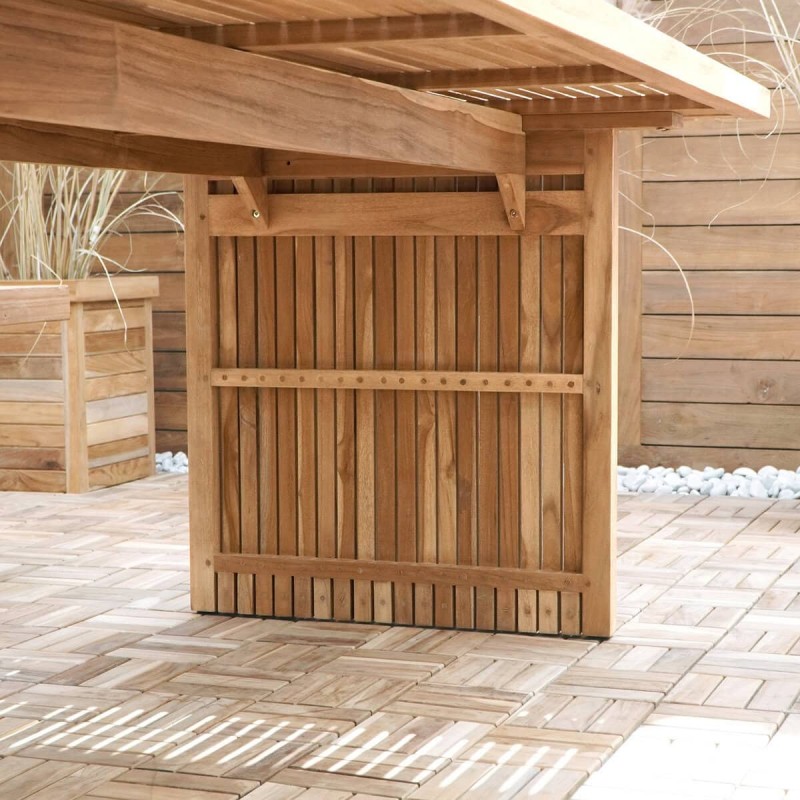 Τραπέζι από ξύλο Teak Bologne– 802159 Διάσταση προϊόντος: 220X100Χ75Η  