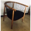 JK 123064 Καρέκλα ξύλινη teak  - Βαθος 50, ύψος καθ.40 υψος πλατης 70 ,Φαρδος 62