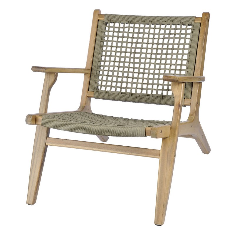 Πολυθρόνα από ξύλο ακακίας-Sesto1 Lounge  Διάσταση προϊόντος: 64x85x74