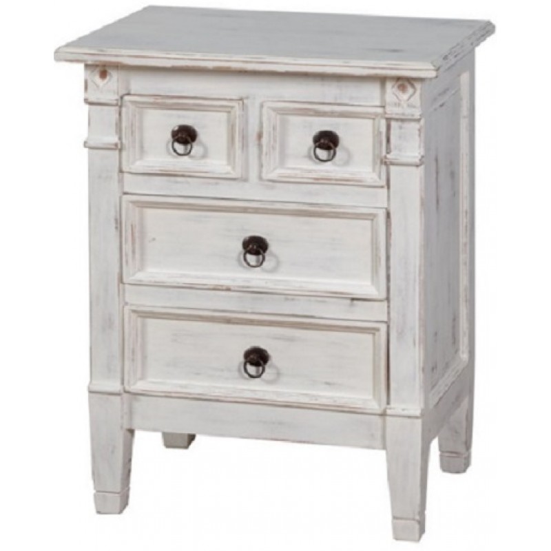 TB180WW Κομοδίνο από μασίφ μαόνι  50*35*65 cm 