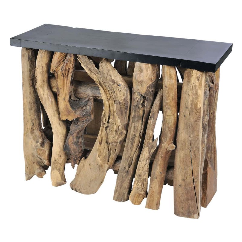 Κονσόλα από ξύλο Teak-TEAK CONSOLE  Διάσταση Προϊόντος: 100X35X75