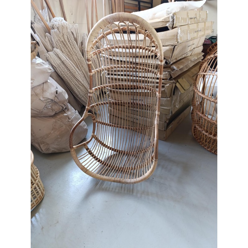 JK 32490 - Κούνια από φυσικό ρατταν χρωμα  74X22X126cm 