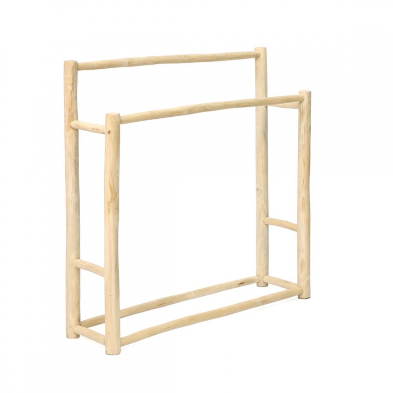 Κρεμάστρα  ξύλινη Teak  90 ΜΗΚΟΣ Χ 26ΒΑΘΟΣ Χ 75 /95 ΥΨΟΣ . - JK 122177