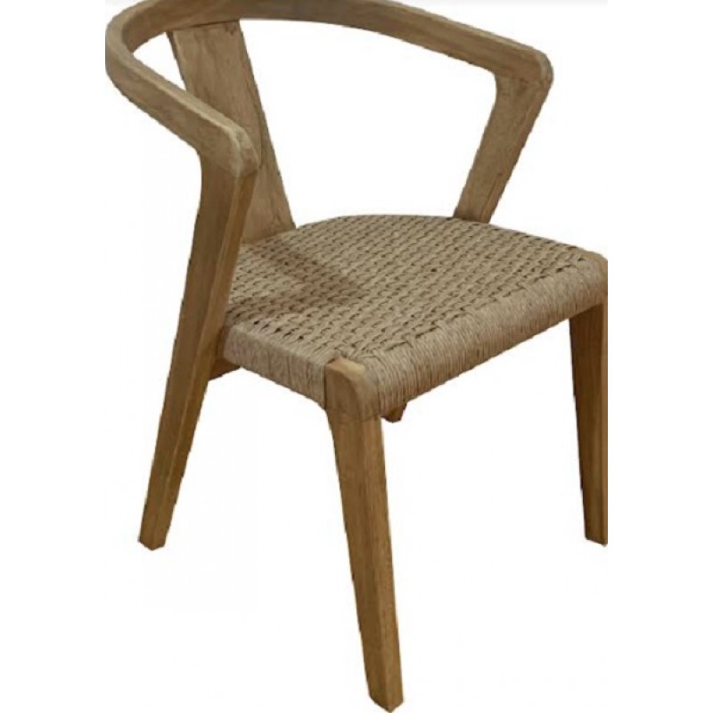 ΚΑΡΕΚΛΑ  TEAK WOOD 54X58X79H -  JK CHANIA  