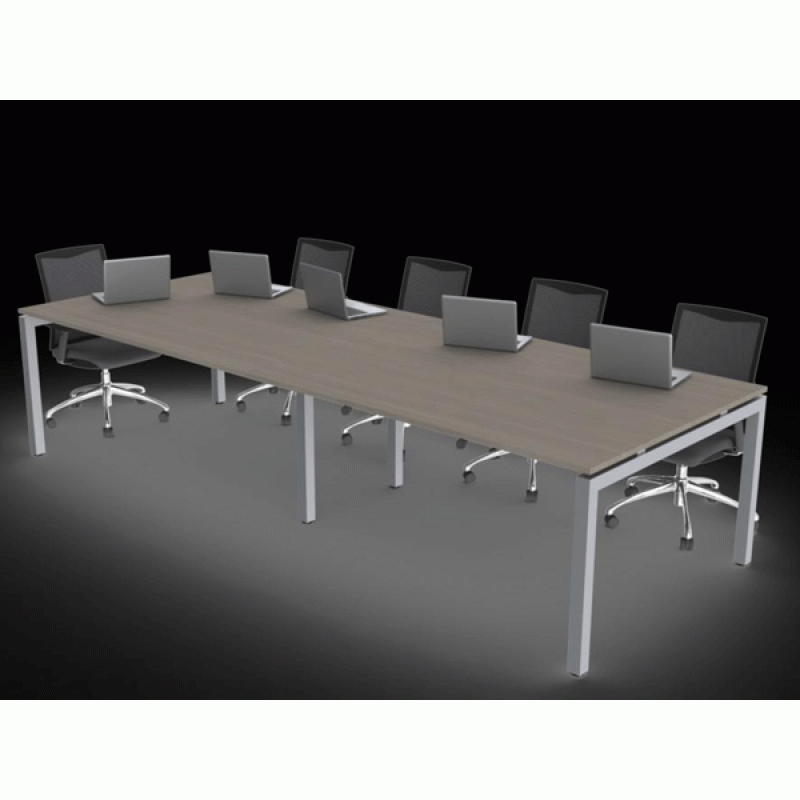 BASE - Διευθυντικό γραφείο απο μεταλλικη βαση και μελαμίνη   250*120*75  cm