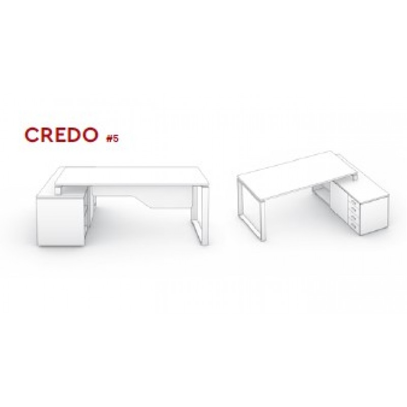 CREDO 5 Διευθυντικό γραφείο γυαλί - inox με ντουλάπια μελαμίνη (Μήκος 2,20 μ.* βάθος 1,60 μ.* Υ 0,75 μ) CREDO 5 Διευθυντικό γραφείο γυαλί - inox με ντουλάπια μελαμίνη (Μήκος 2,20 μ.* βάθος 1,60 μ.* Υ 0,75 μ)