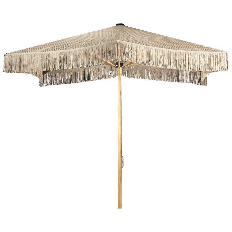  Ξύλινη ομπρέλα, με δίχτυ σε φυσικό και μαύρο χρώμα, διάστασης 240x240   -240*240*260cm - ΚΩΔΙΚΟΣ: OP24D 