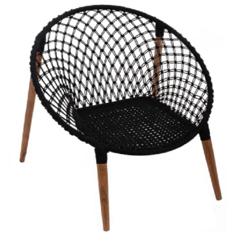 ΠΟΛΥΘΡΟΝΑ LOUNGE ΜΑΥΡΟ ’85x90x85′ Κωδικός προϊόντος: 2973016 