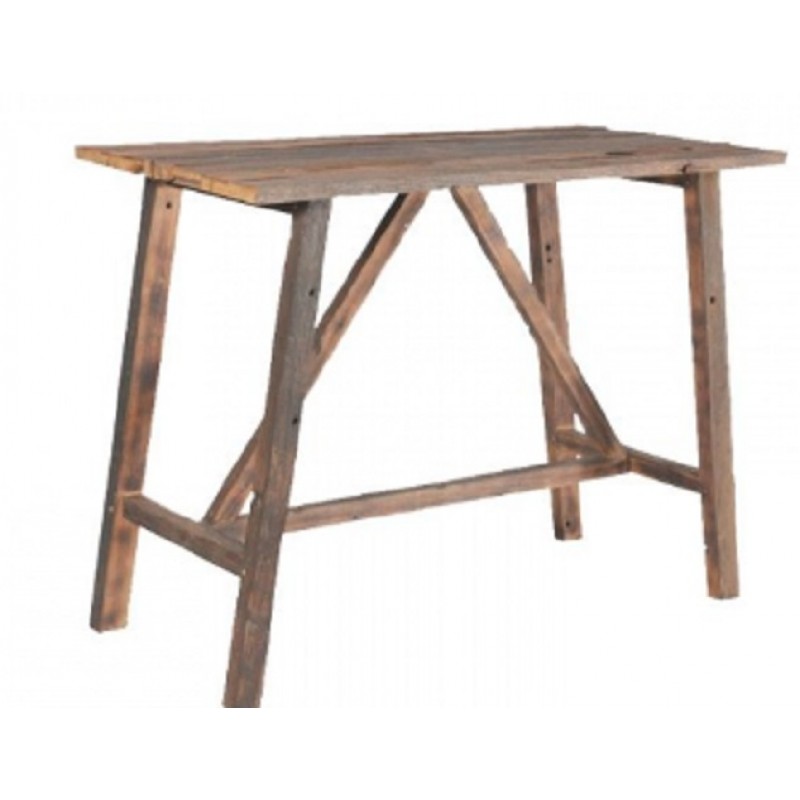 TOJI 140 ΤΡΑΠΕΖΙ ΜΠΑΡ κωδ. 70140105  Διαστάσεις Μήκος: 70 cm, Πλάτος: 140 cm, Ύψος: 105 cm  - ΞΥΛΟ TEAK   