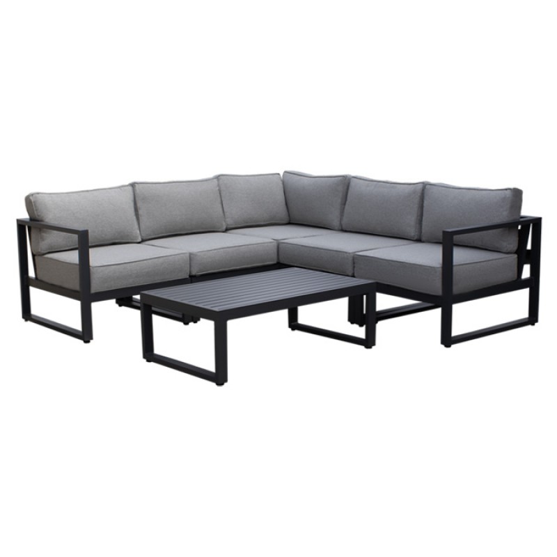 ΣΕΤ ΓΩΝΙΑ ΣΑΛΟΝΙ ΚΗΠΟΥ ΑΛΟΥΜΙΝΙΟΥ FERNANDA ΑΝΘΡΑΚΙ / 6 TEM Κωδικός προϊόντος: 200-60-030 