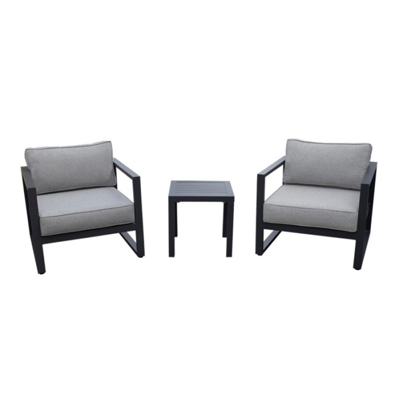 ΣΕΤ ΚΗΠΟΥ ΑΛΟΥΜΙΝΙΟΥ FERNANDA 5476 G + 5482 G / 3 TEM  Χρώμα Αλουμινίου: Ανθρακί    Κωδικός προϊόντος: 200-60-031  