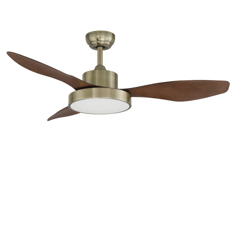 Μικρός οξυντέ ανεμιστήρας οροφής | RIGA XS 7951  -μοτέρ 30watt, φωτισμό led 24W – 2200Lm 