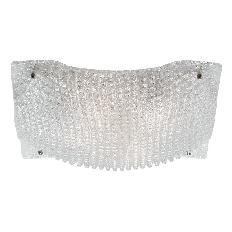 Πλαφονιέρα με λευκό κρύσταλλο Μουράνο | ΜΑΝΤΗΛΙ 8011/50