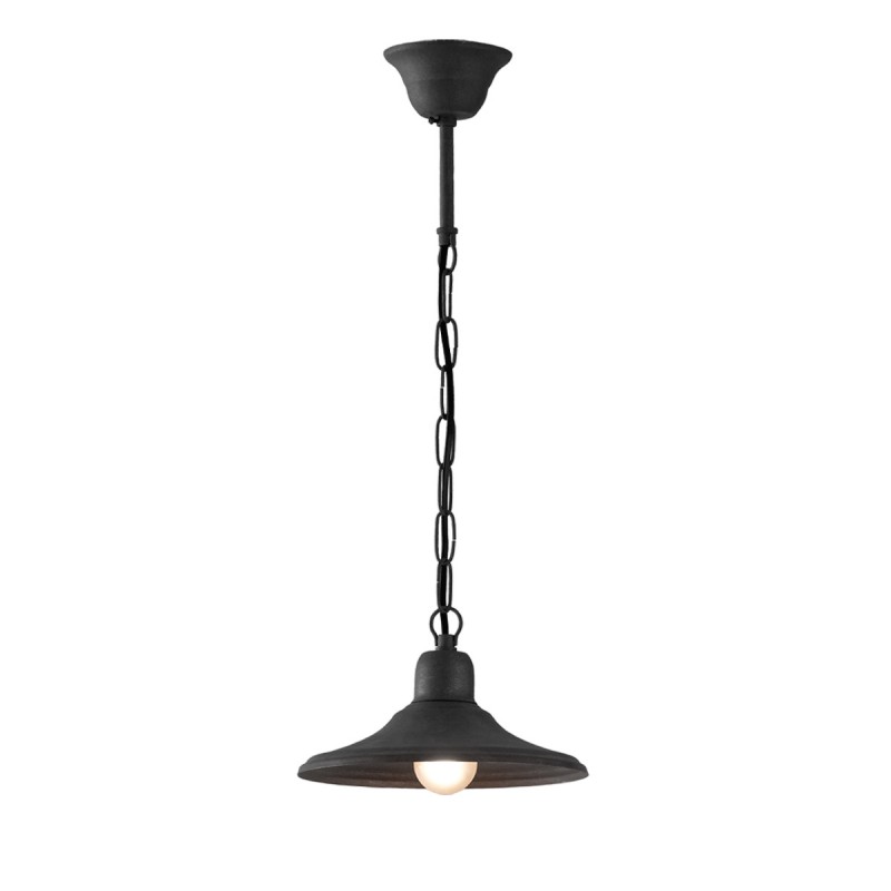 Παραδοσιακό κρεμαστό φωτιστικό σε πατίνα γραφίτη | ΙΟΣ 3026C/20