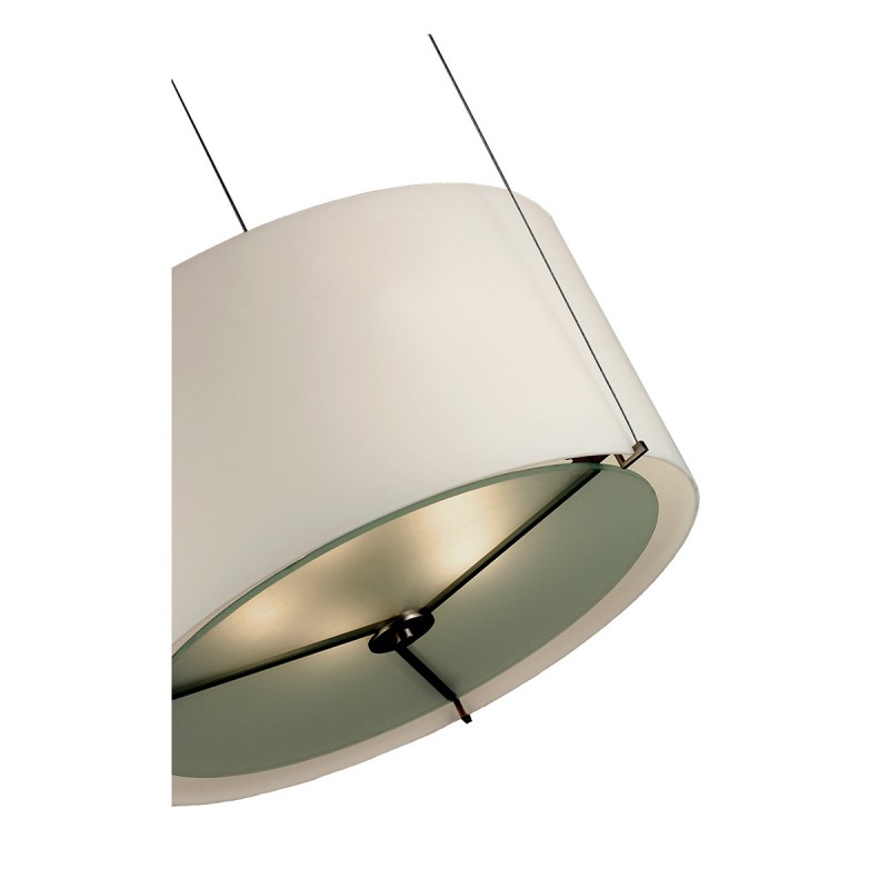 Μοντέρνο λευκό μονόφωτο Μουράνο | ΚΥΛΙΝΔΡΟΙ 39386G