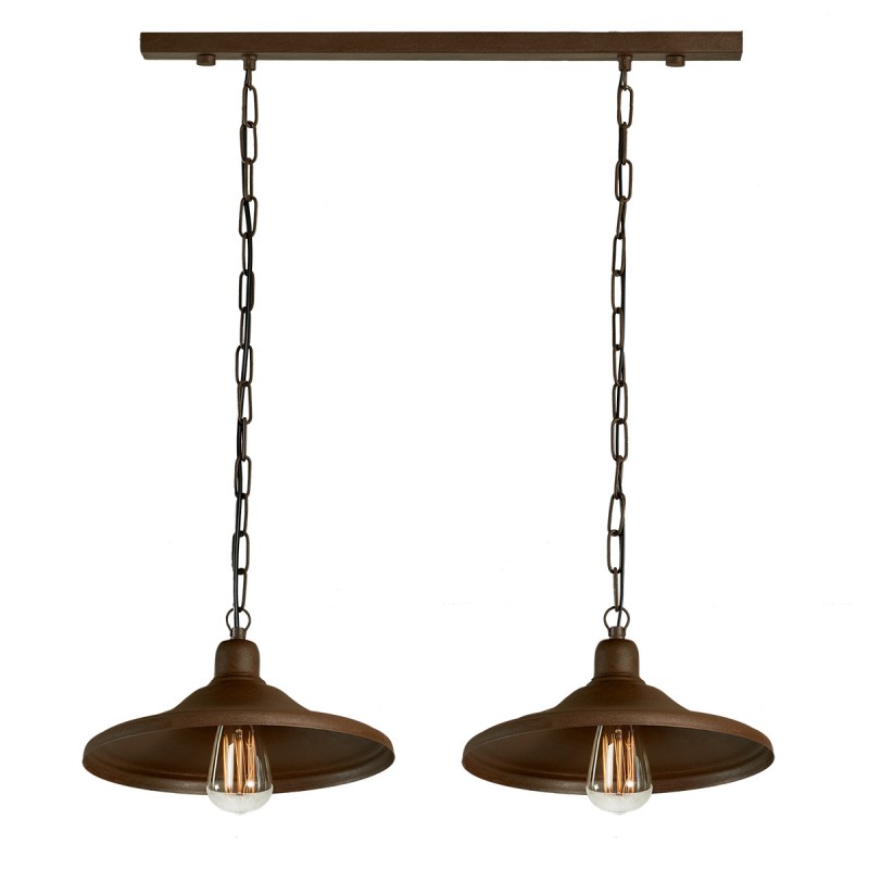 Κρεμαστό φωτιστικό σε καφέ πατίνα | ΙΟΣ 5026CP/30/2