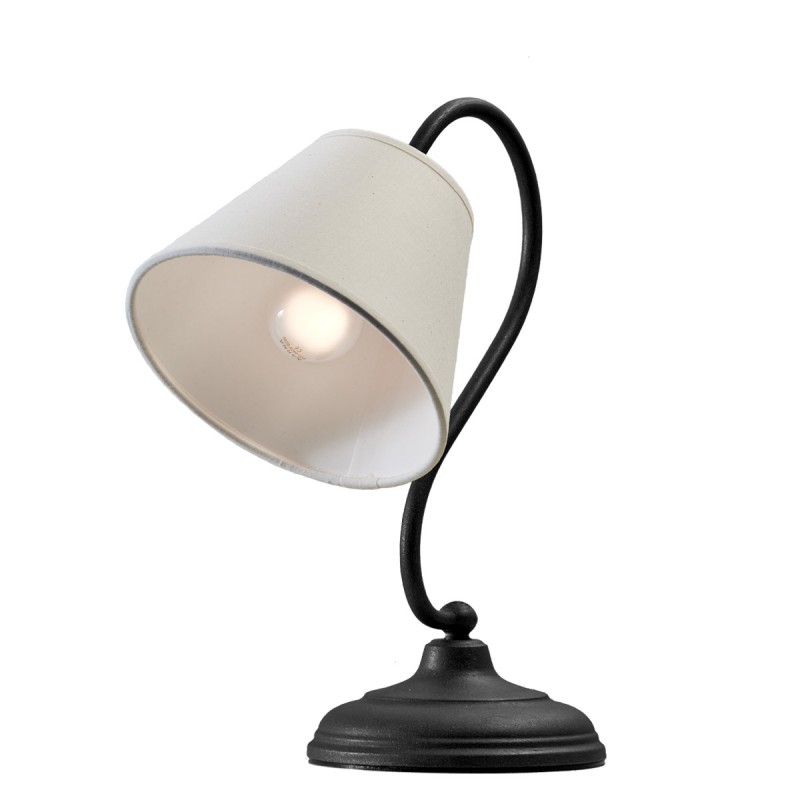 Ρουστίκ επιτραπέζιο φωτιστικό σε γραφίτης πατίνα | ΝΑΞΟΣ-2 4028C